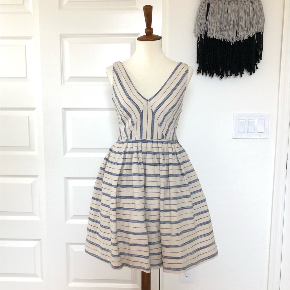 JCREW Fit Flare Cotton Dress